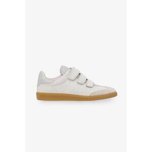 NEW ISABEL MARANT women's beth sneakers in ecru